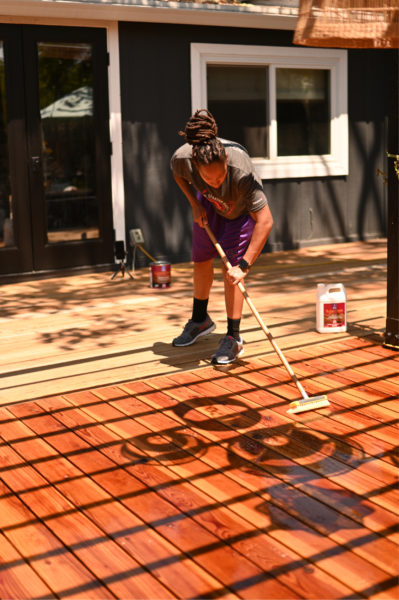 How I Stained Our Deck With Sherwin-williams - Sg Style